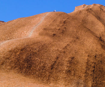 Rock formations in desert