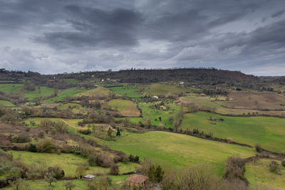 Scenic view of landscape against sky