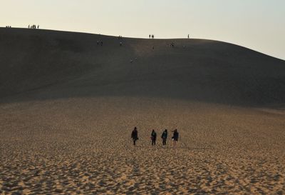 People in desert