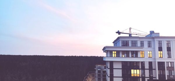 Low angle view of building against sky