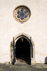 Interior of abandoned building