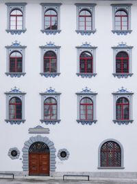 Full frame shot of residential building