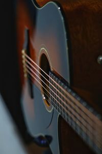 Close-up of guitar