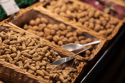 Close-up of food for sale at market