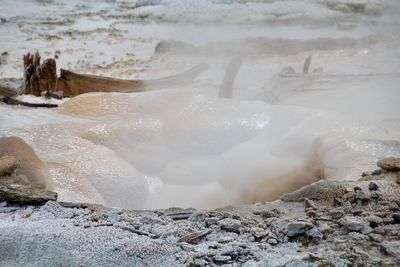 Panoramic view of beach