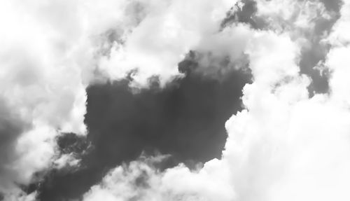 Low angle view of clouds in sky