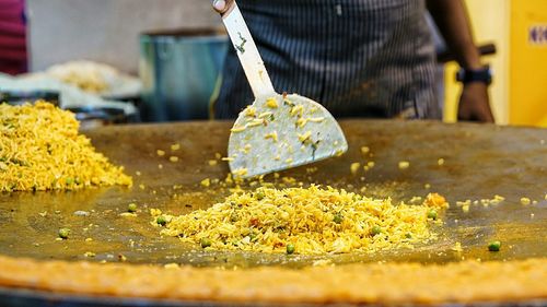 Close-up of yellow food