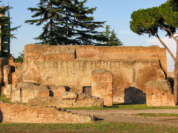 Old ruins of building