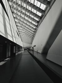 Interior of illuminated building