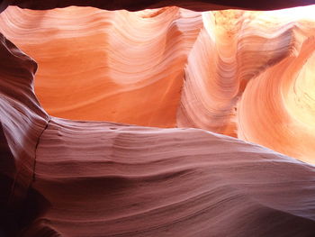 Rock formation in sunlight