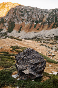 View of rock formations