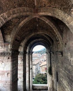 Archway of historic building