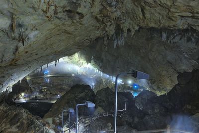 View of canal from cave