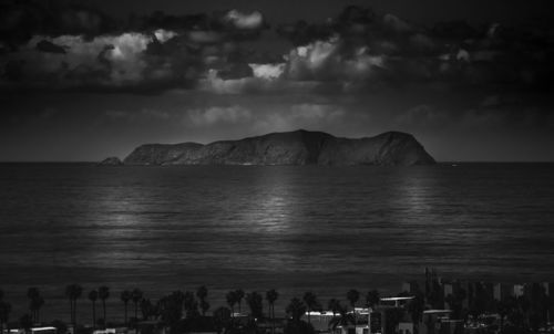 Panoramic view of sea against sky