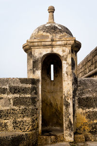 View of fort against clear sky