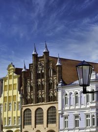 Low angle view of building against sky