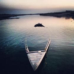 Boats in sea