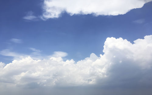 Low angle view of clouds in sky