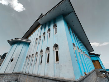 Low angle view of building against sky