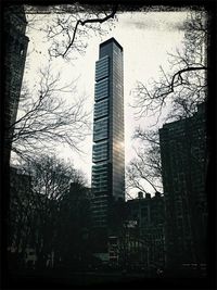Low angle view of buildings against sky