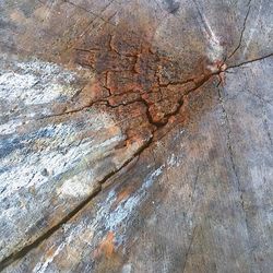 Full frame shot of cracked rock