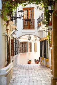 Corridor of building