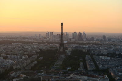 Cityscape at sunset