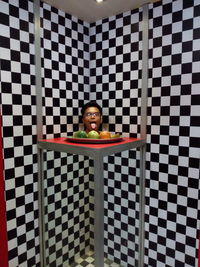 Portrait of young woman