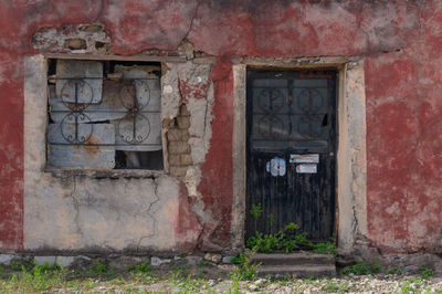 Exterior of old building