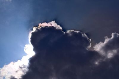 Low angle view of clouds in sky