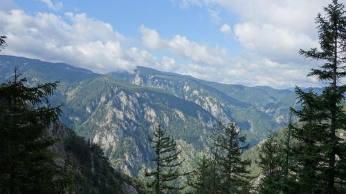 Panoramic view of landscape against sky
