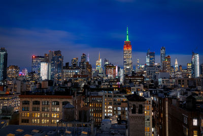 Midtown manhattan from a rooftop