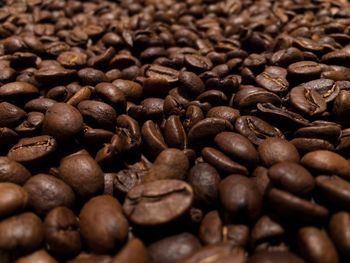 Full frame shot of coffee beans