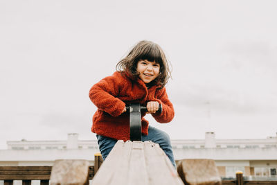 A winter sunday with my 4 year old daughter in the park