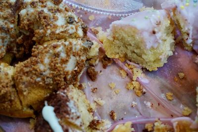 Close-up of ice cream in plate