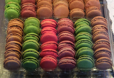 Close-up of multi colored candies for sale