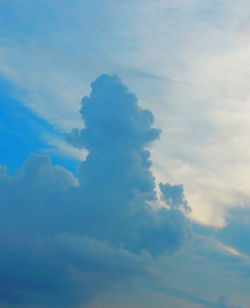 Low angle view of cloudy sky