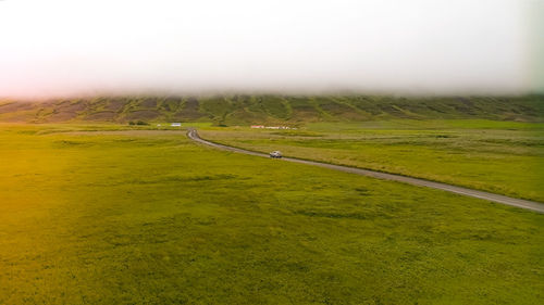 Scenic view of landscape against sky