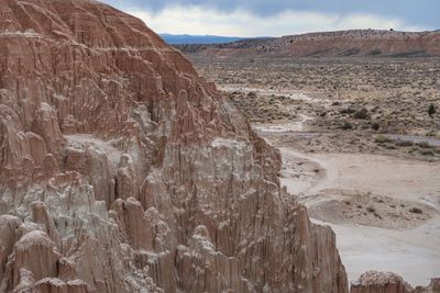 Rock formations in a desert