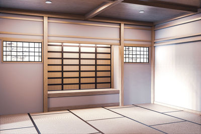 Interior of modern building