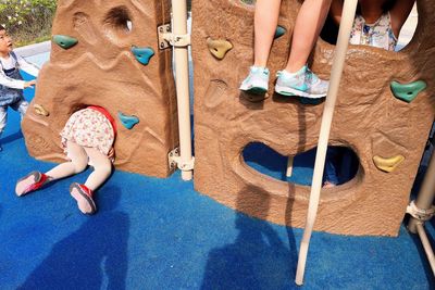 Close-up of multi colored wall