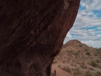 Scenic view of rocky mountains against sky