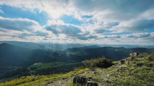 Scenic view of landscape against sky