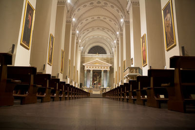 Interior of cathedral