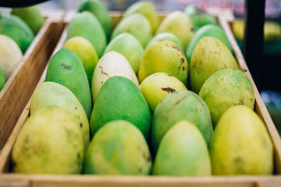 Close-up of fruits for sale in market