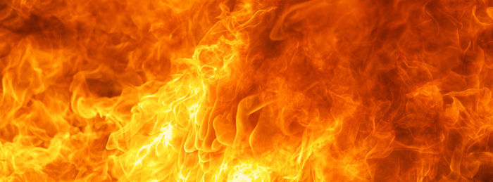 Blaze fire flame conflagration texture for banner background