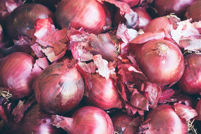 Full frame shot of market stall