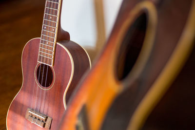 Close-up of guitar