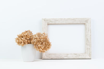 Close-up of white background