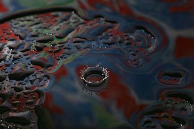 Full frame shot of water drop